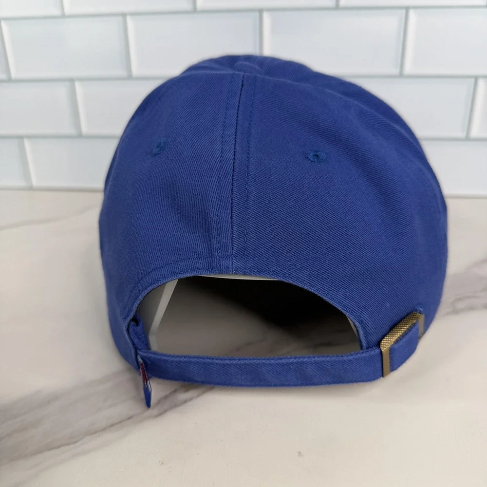 Chicago Cubs Hat Cap Strap Back Mens One Size Blue MLB Baseball‎ Dad 47 Clean Up